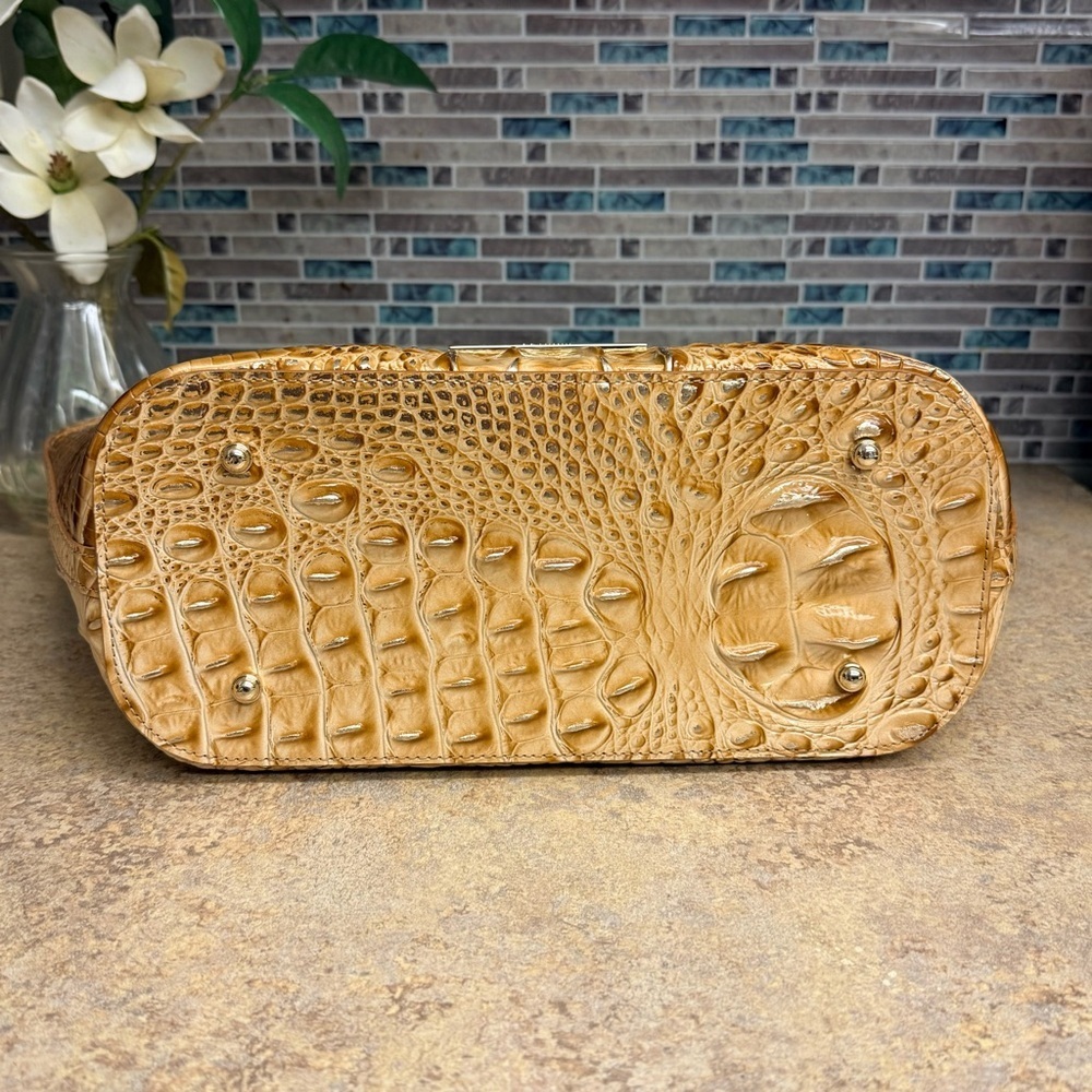 NWT Brahmin Jeanne Honey Brown tote purse - Picture 6 of 7